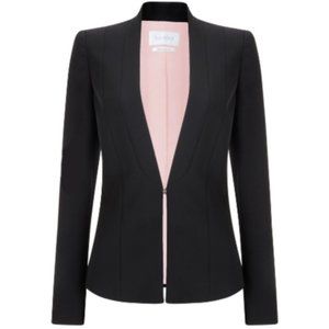 The Fold London Le Marais Navy Tuxedo Blazer Jacket